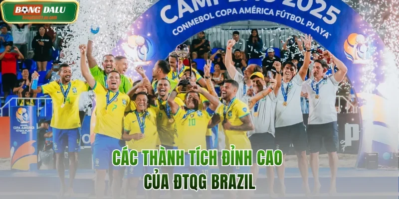 Các thành tích đỉnh cao của ĐTQG xứ Samba